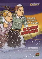 Cover Art for The Prairie Adventure of Sarah and Annie, Blizzard Survivors