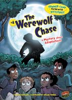 Cover Art for The Werewolf Chase: A Mystery About Adaptations