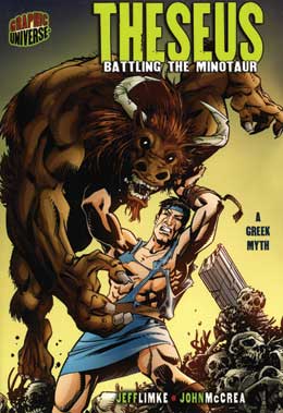 Cover Art for Theseus: Battling the Minotaur
