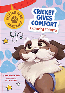 Cover Art for Cricket Gives Comfort: Exploring Epilepsy