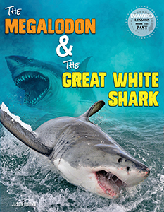 Cover Art for The Megalodon and the Great White Shark