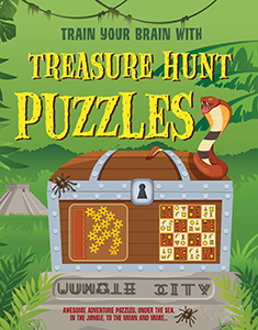 Cover Art for Train Your Brain with Treasure Hunt Puzzles