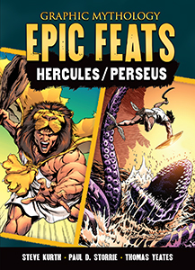 Cover Art for Epic Feats: The Legends of Hercules and Perseus