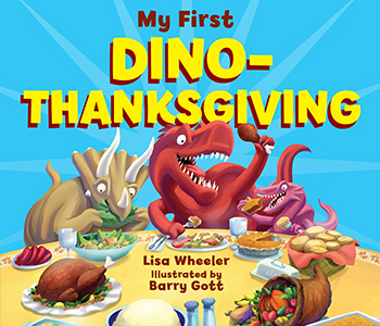 Cover Art for My First Dino-Thanksgiving